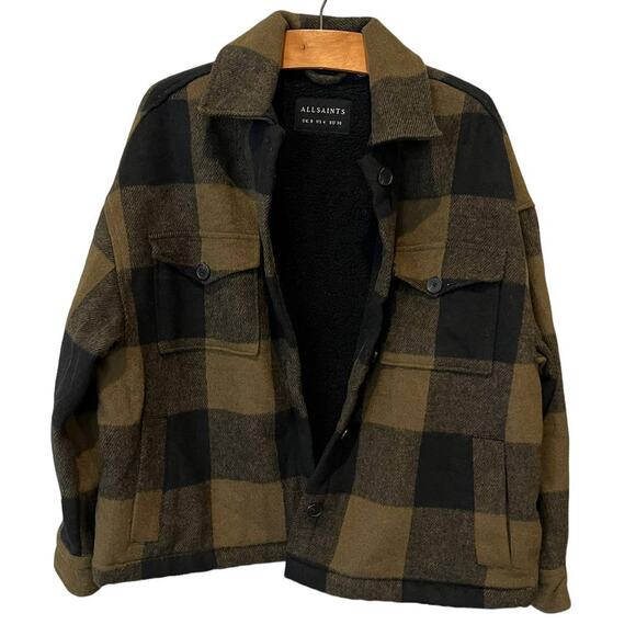 ALLSAINTS Women's Luella Check Jacket  Size US/4 - Picture 5 of 10
